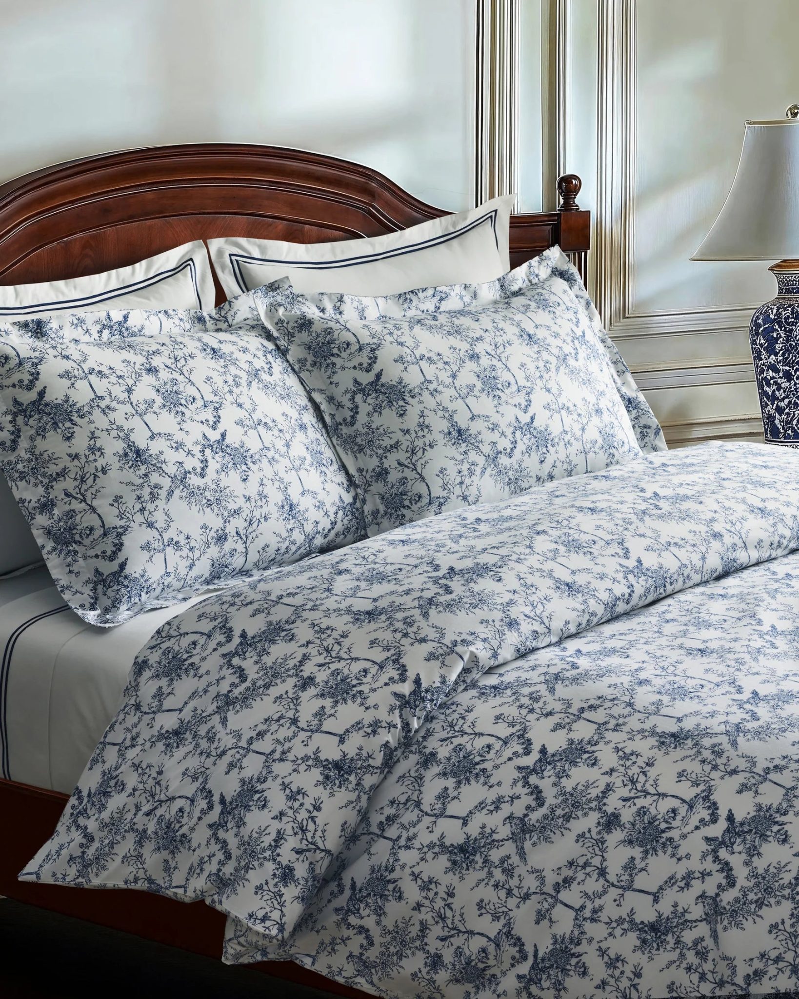 Petite Plume Timeless Toile Bedding Set