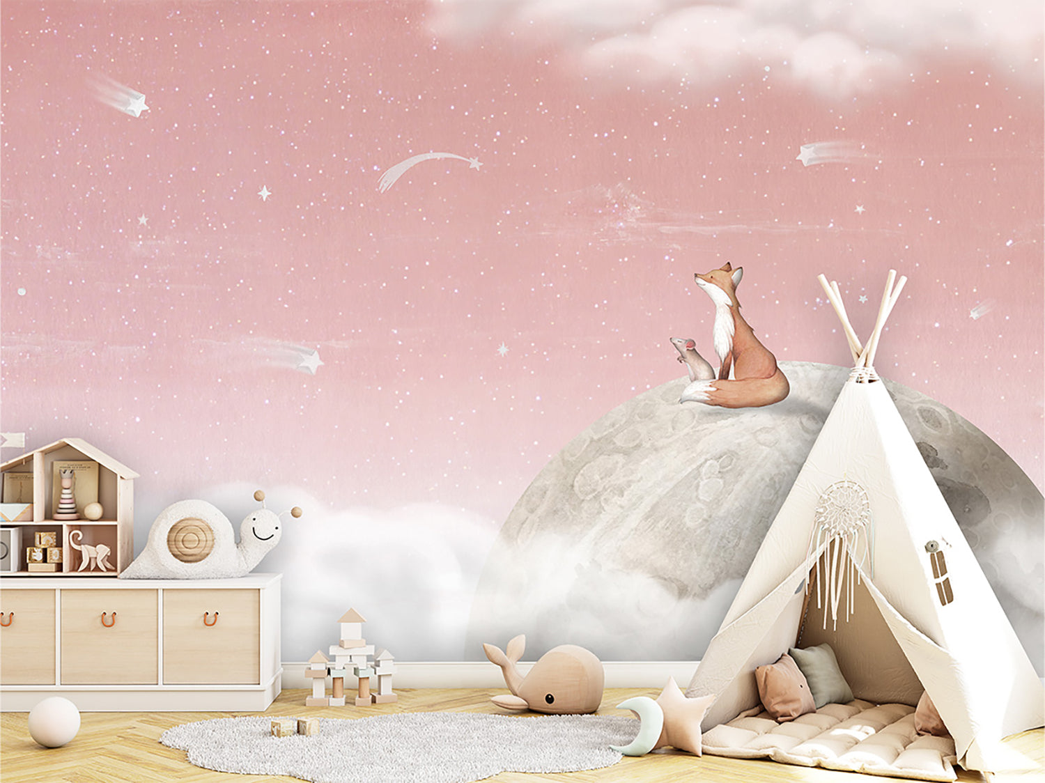 Toddler Girl Wallpaper Ideas: Charming Murals & Pattern Designs | Hello Circus