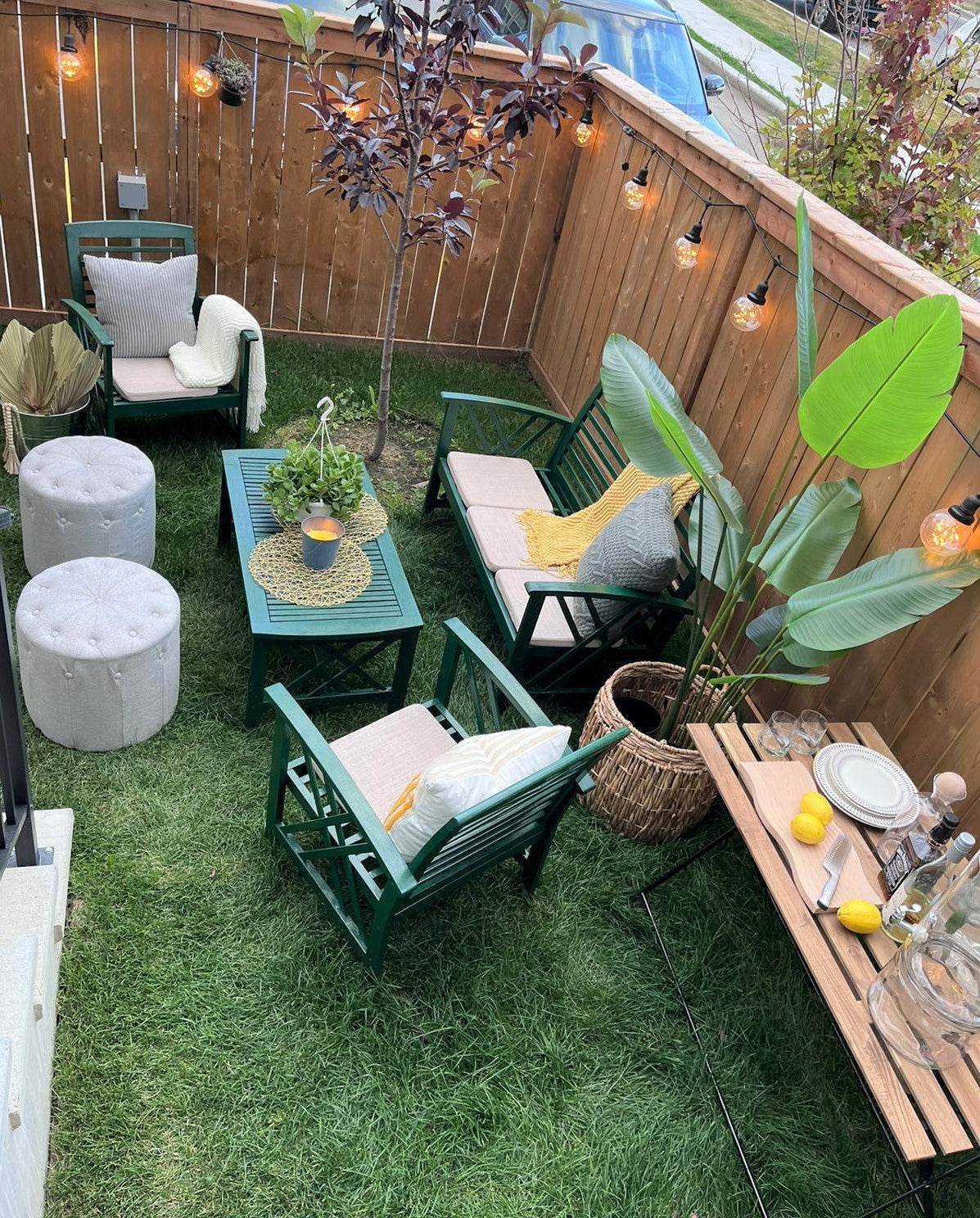 Townhouse Backyard Makeover on a Budget; Renter-Friendly Ideas – Rocabu Designs