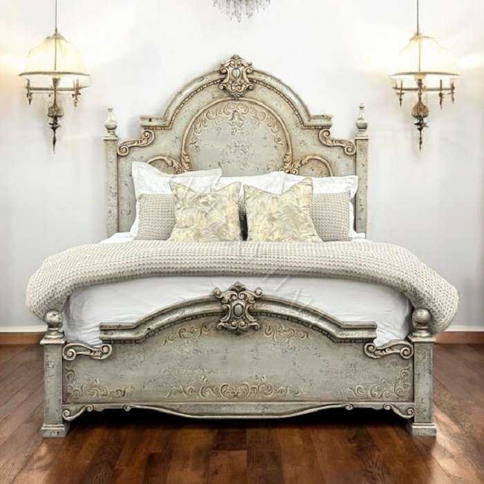 Tuscan Villa Luxury Bed Tall Headboard