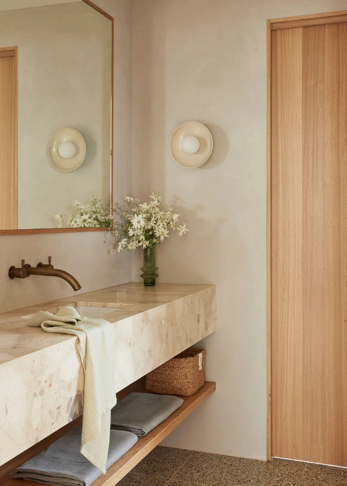 Warm Up Your Bathroom Renovation in 5 Easy Steps | Bathroom Wall Panelling | Timber Vanity | Lights | Zephyr and Stone