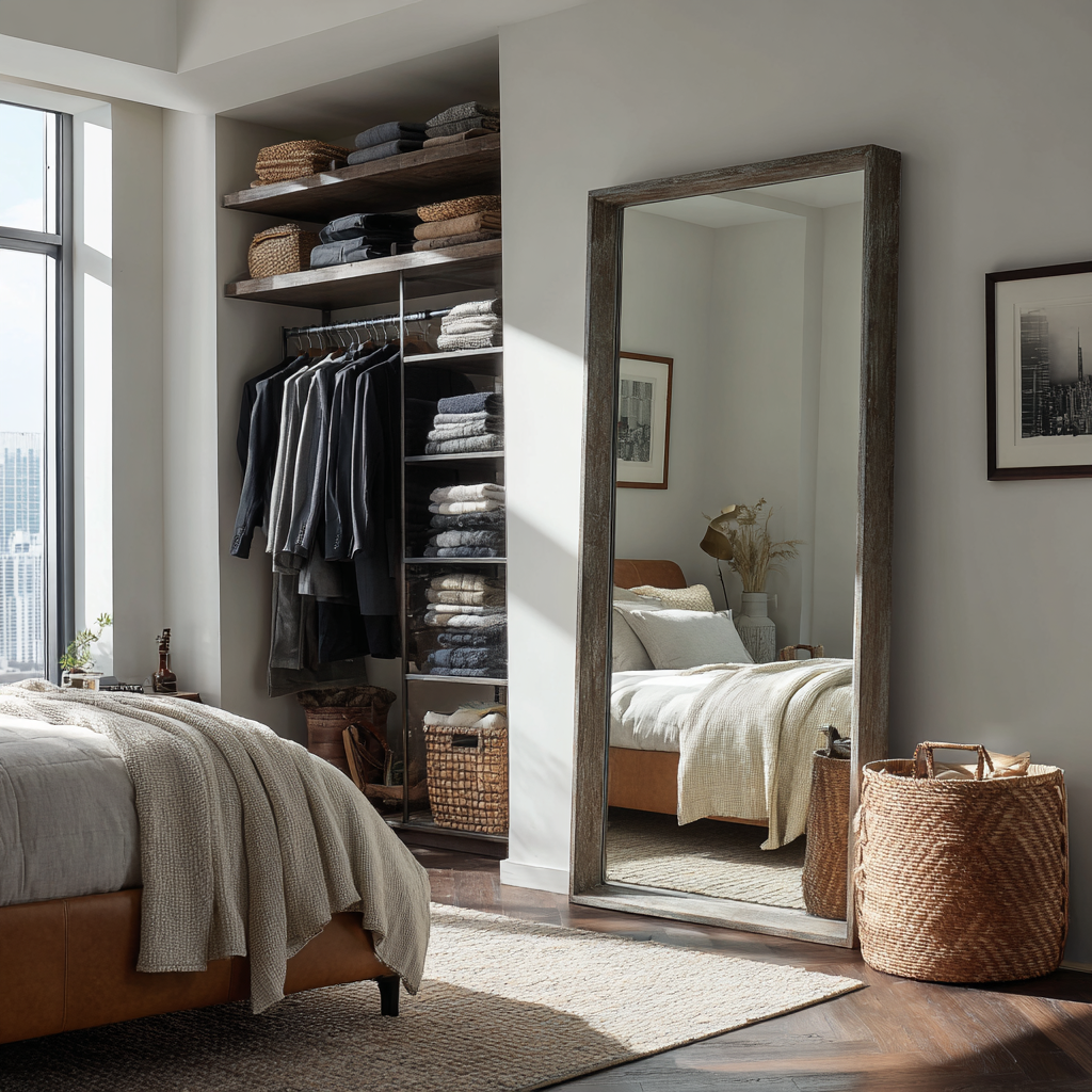 Where to Put a Full-Length Mirror: 6 Smart & Stylish Ideas