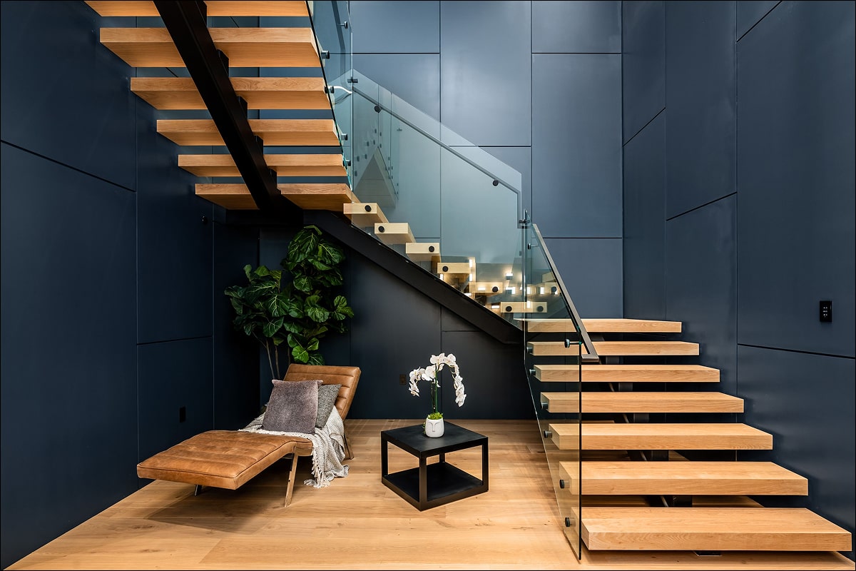 Wood and Glass Staircase | Mourne Craft