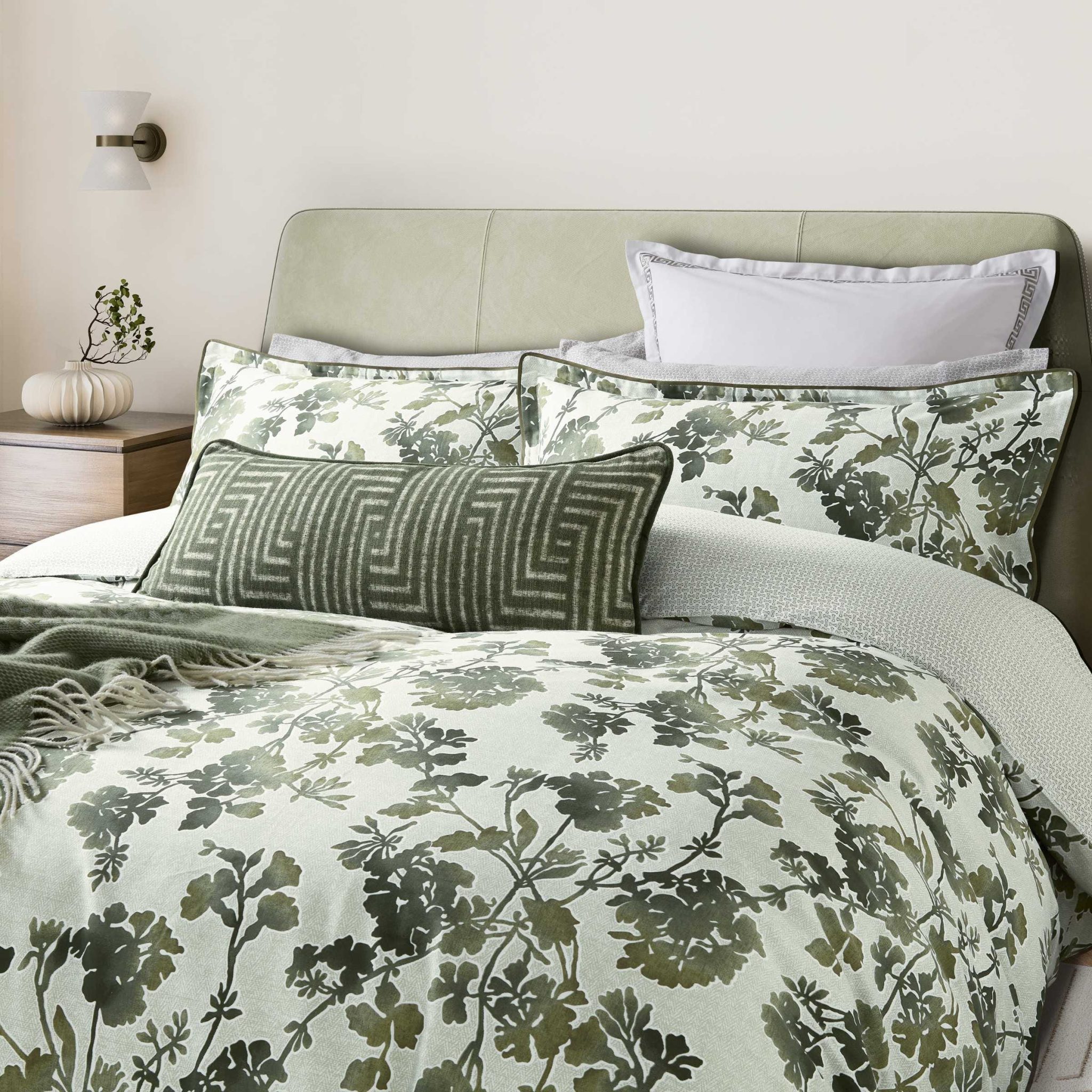 Yoko Duvet Cover SET, Green
