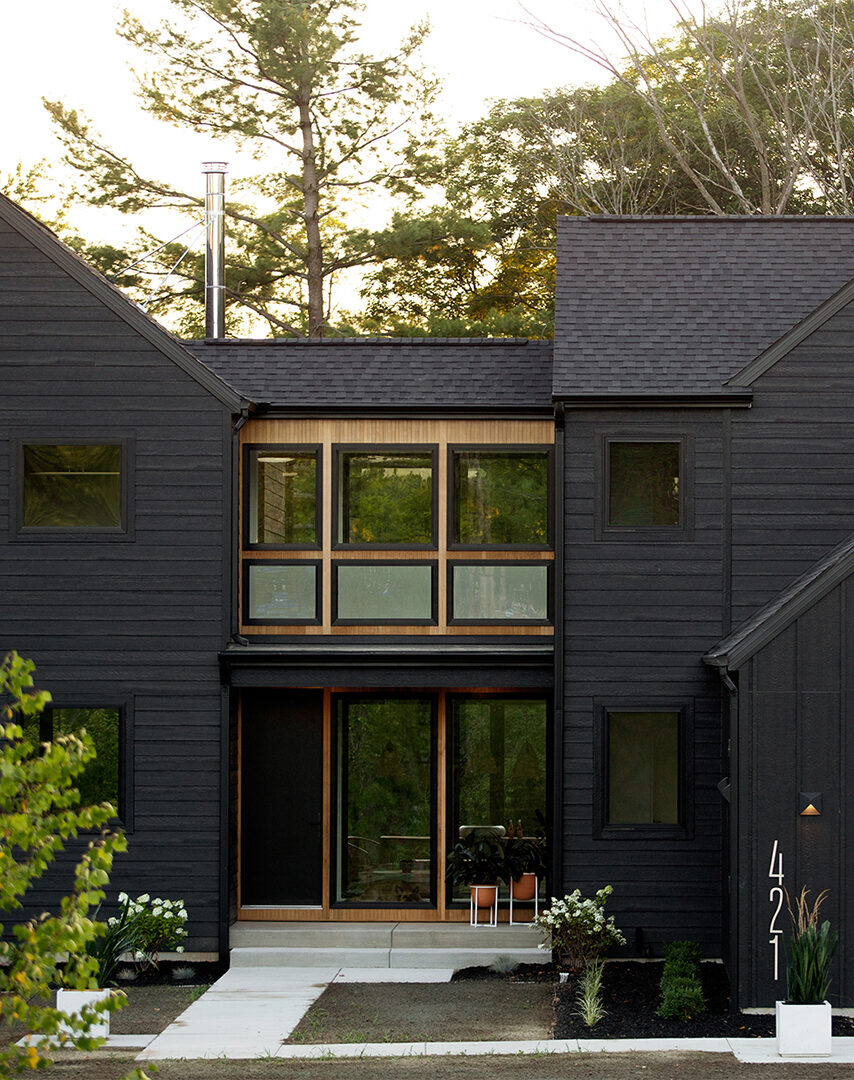 10 Black Exterior Houses That Put the Drama Front and Center | domino