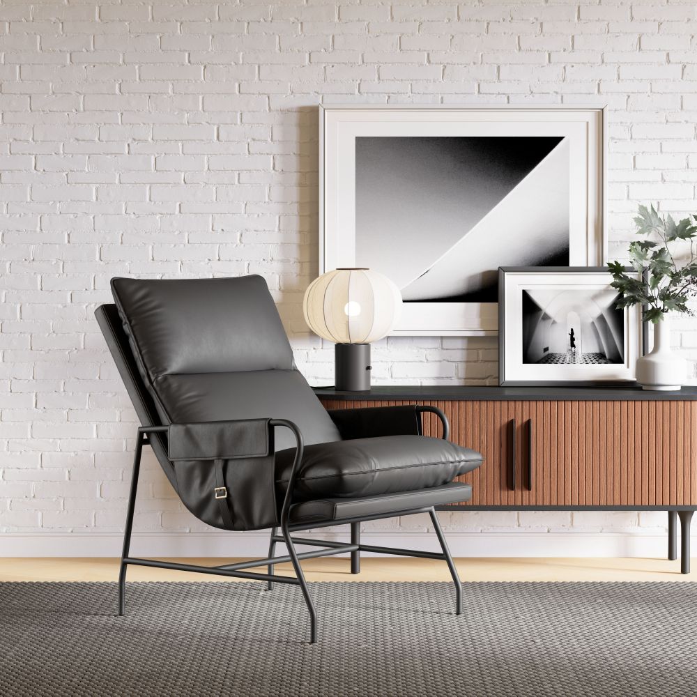 110204 - Halaus Accent Chair Black