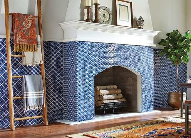 14 Impressive Fireplaces That Feature Tile in a Big Way - Bob Vila