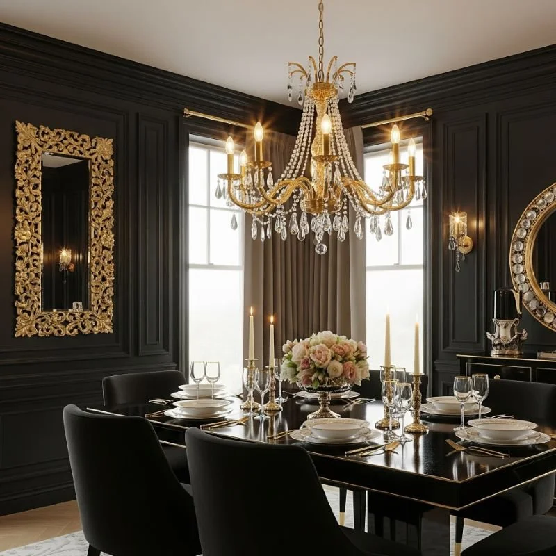 15 Black and Gold Room Ideas That Look Luxe & Stylish