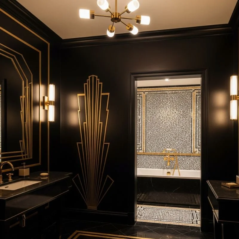 15 Black and Gold Room Ideas That Look Luxe & Stylish
