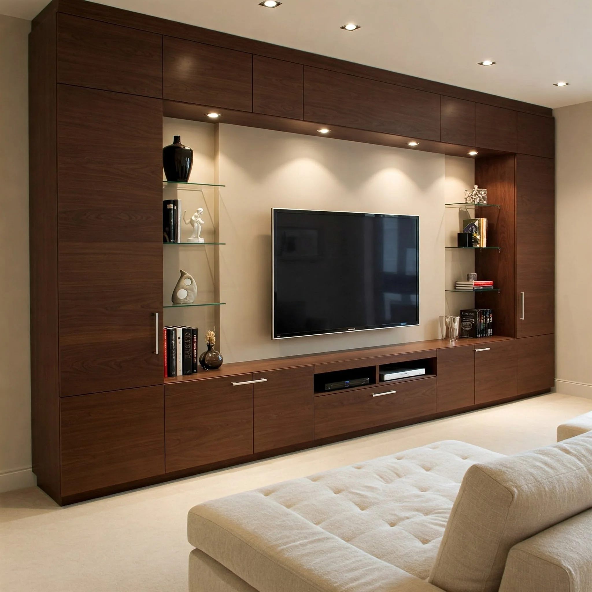 15 Living Room Built-In TV Wall Ideas for Style