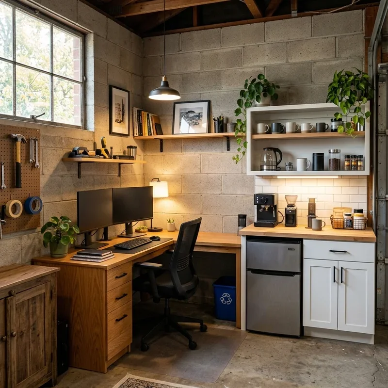15 Small Garage Office Design Ideas for Smart Layouts