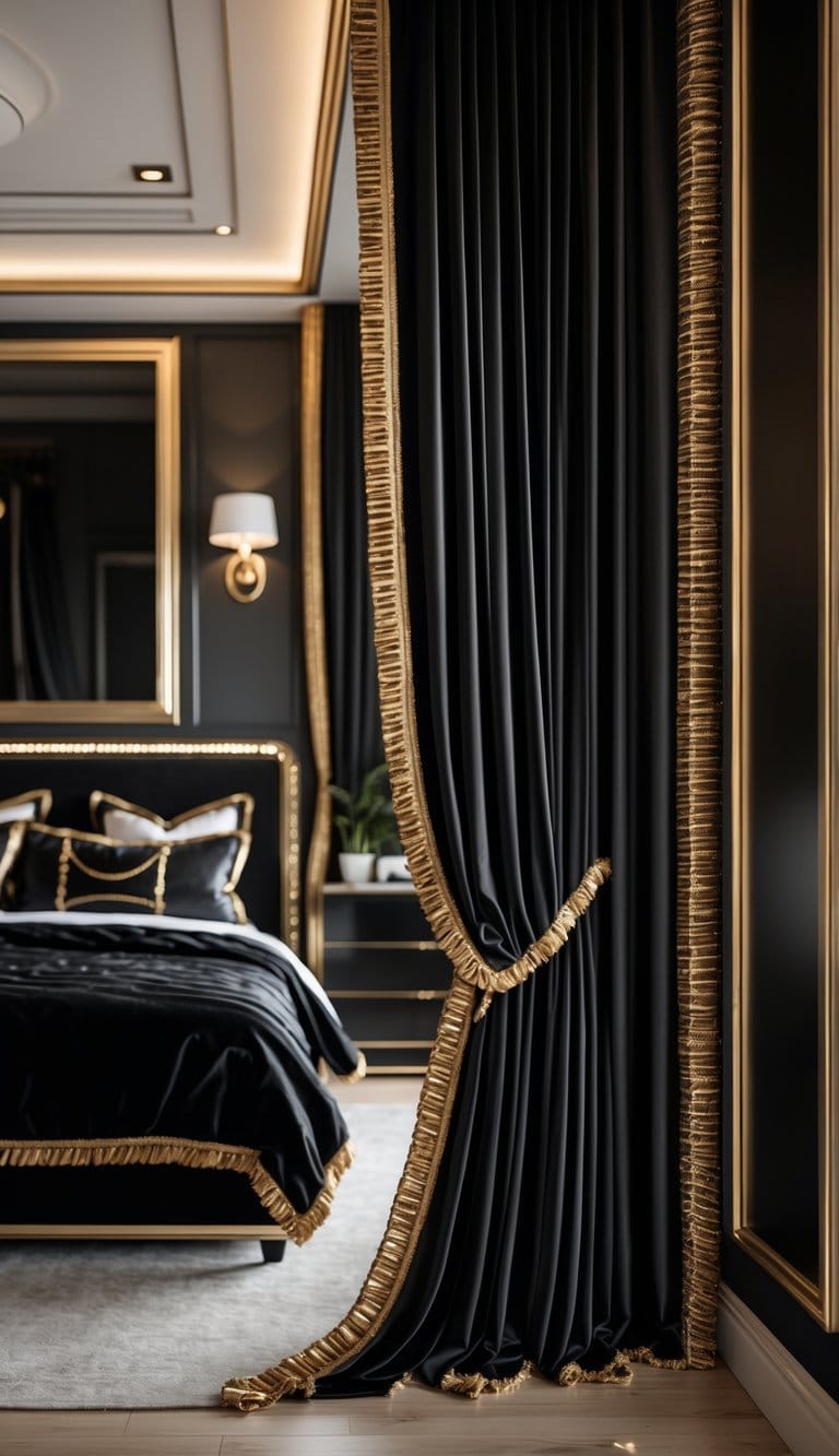 21 Black and Gold Bedroom Ideas for a Classy, Luxe Sleep Space