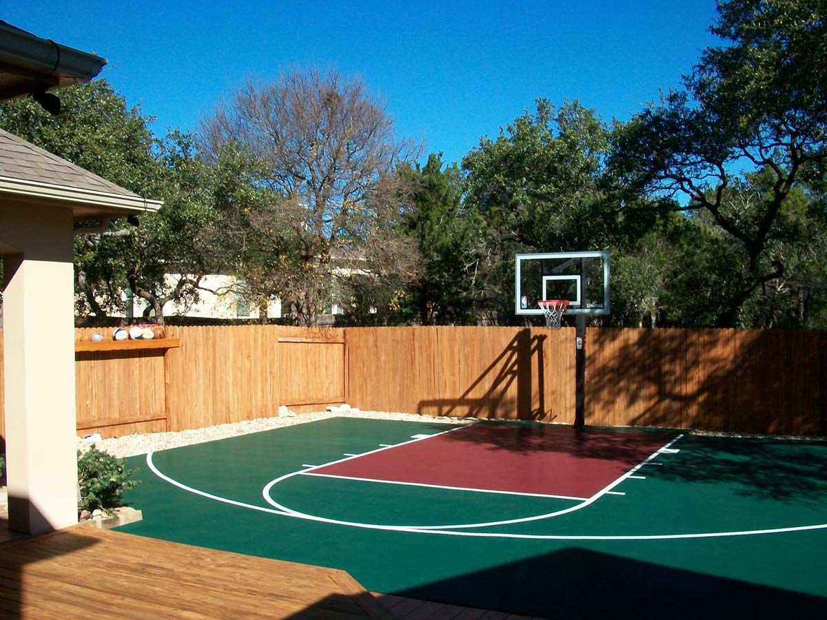 28' x 30' Basketball Court - DunkStar DIY Basketball Courts