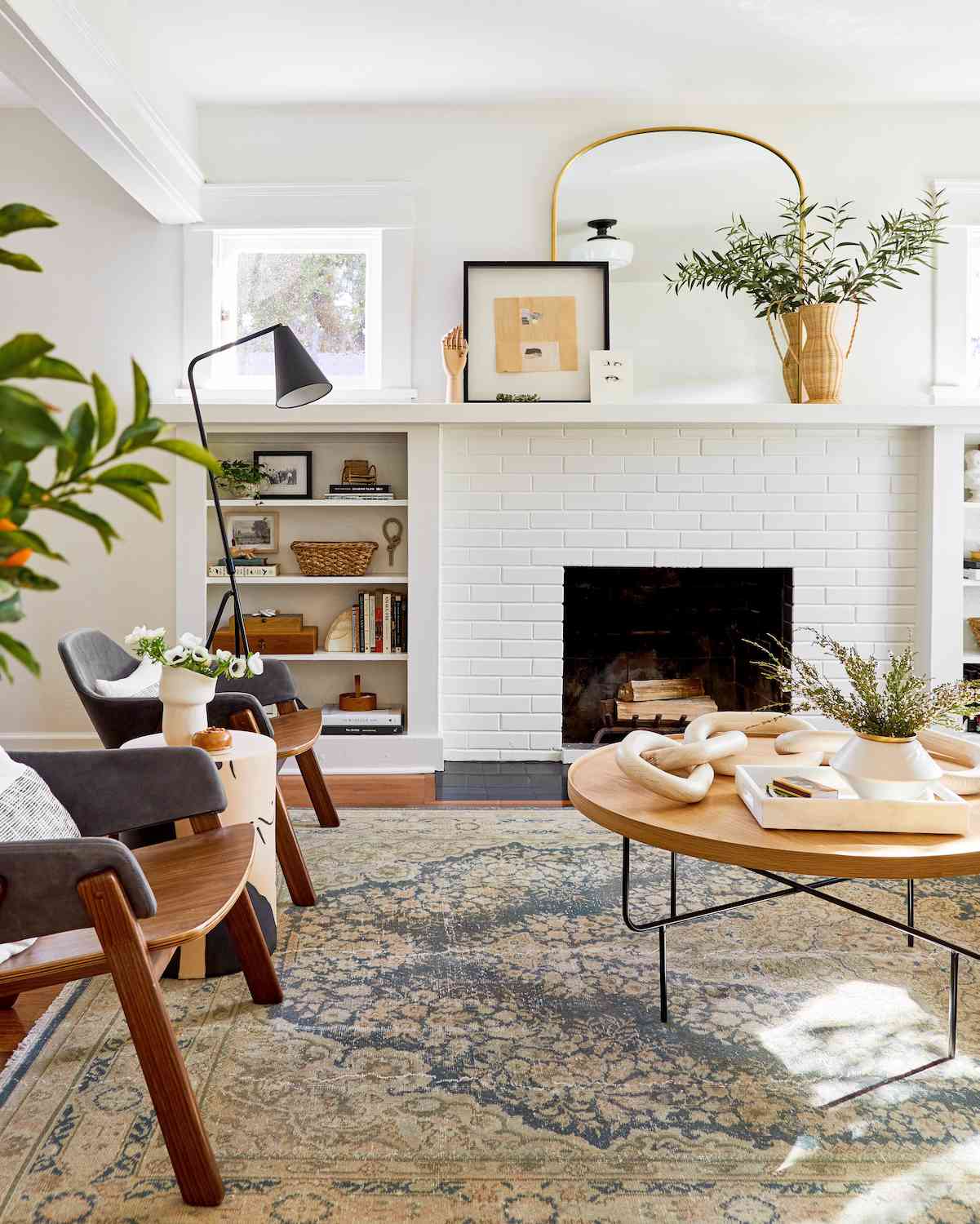 34 Painted Brick Fireplace Ideas for a Fresh Look