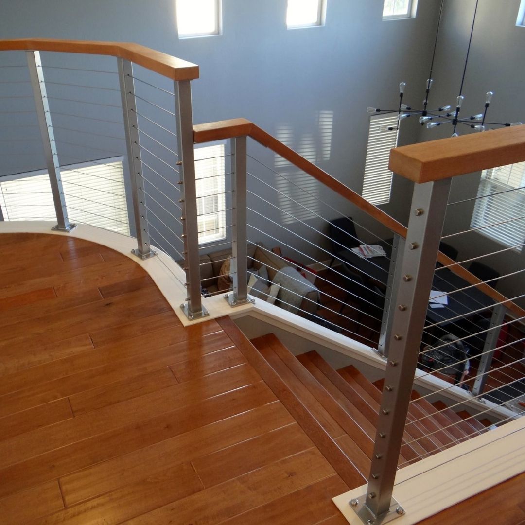 4 Open Staircase Ideas | San Diego Cable Railings