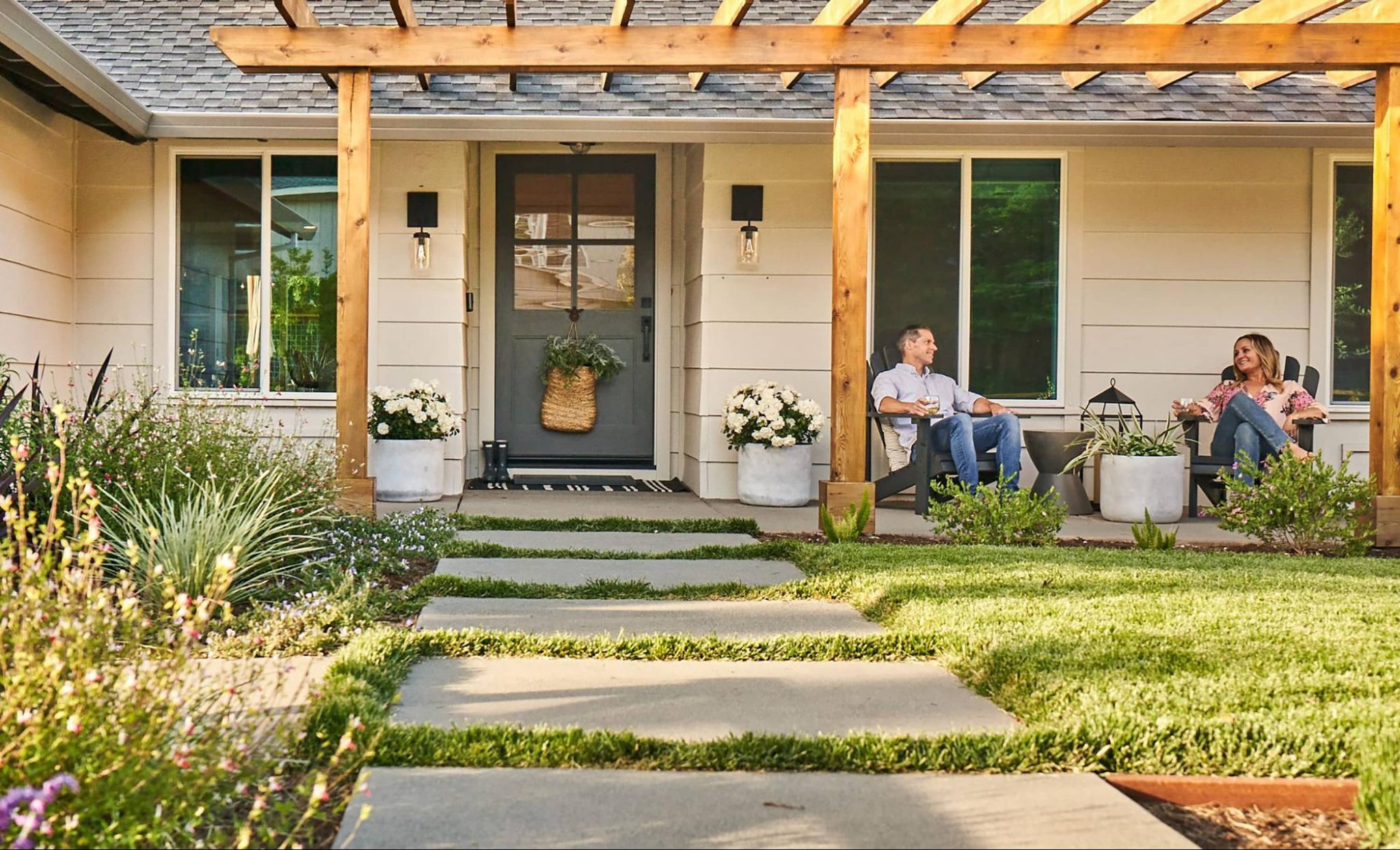5 Gorgeous Concrete Porch and Patio Ideas for Summer | Apartment Therapy