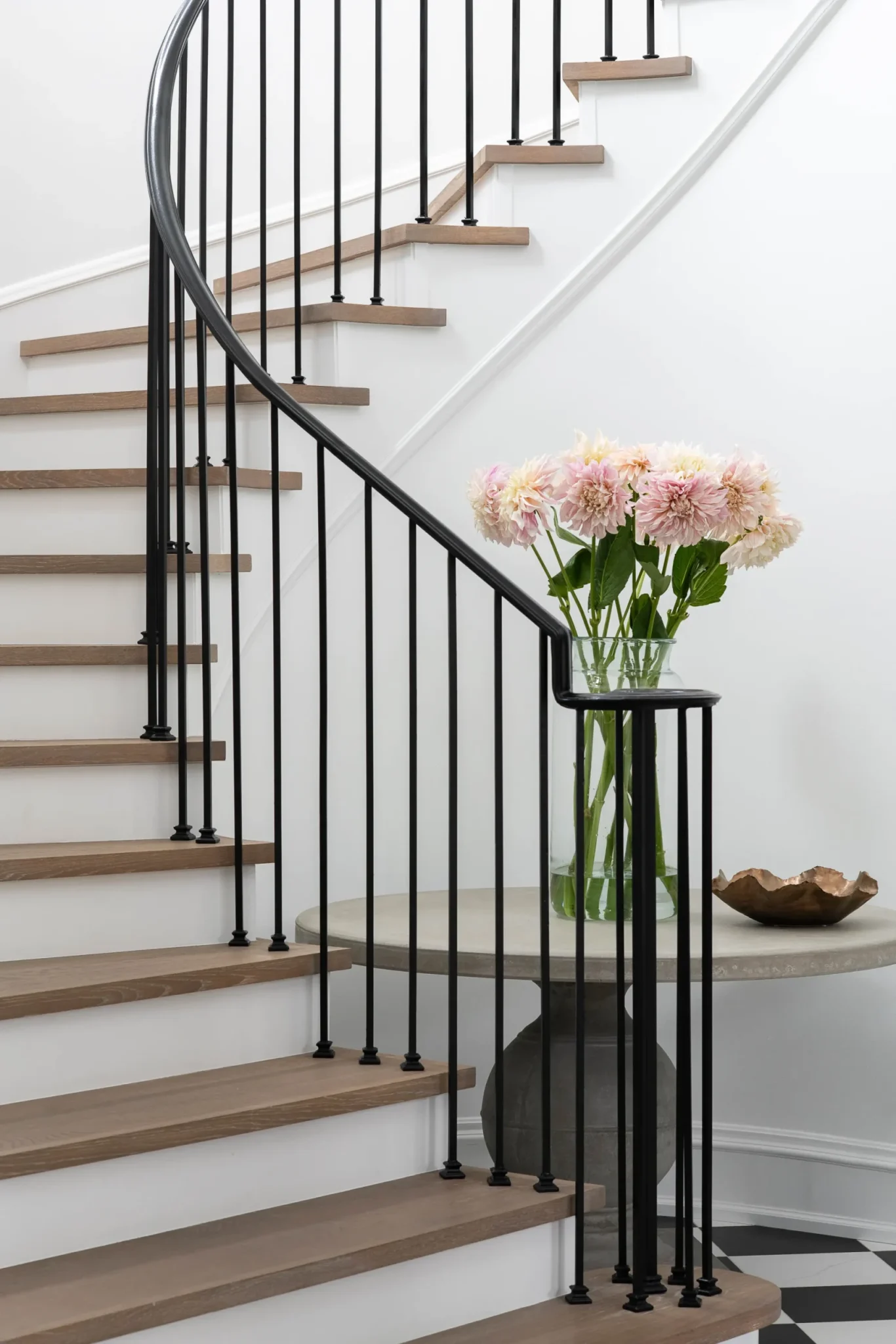 9 Black Stair Railing Ideas Inspiring Drama in Our Foyer - Bless'er House