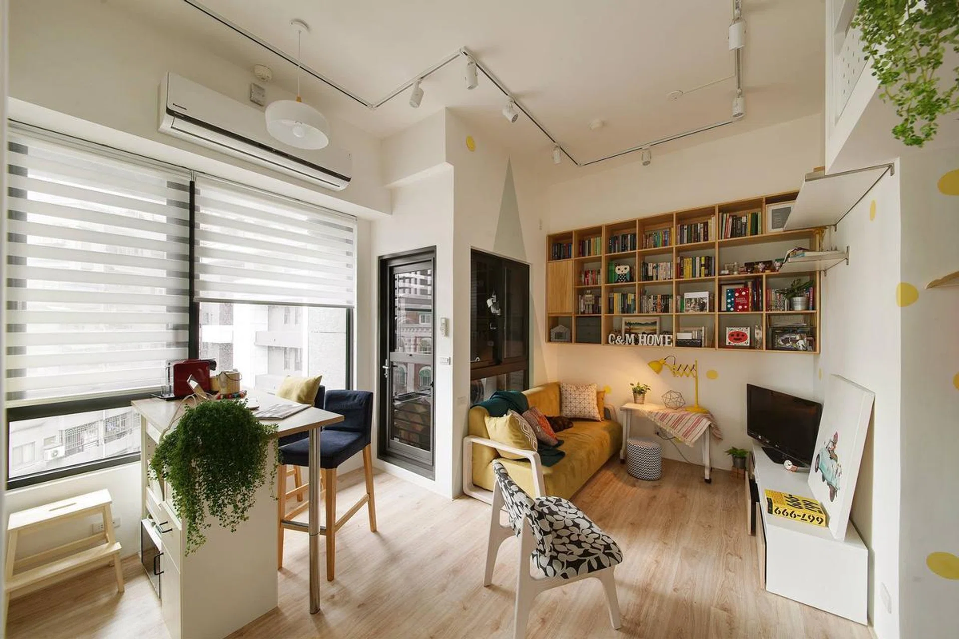 A couple's tiny apartment in Taiwan with clever storage solutions! | Home & Decor Singapore