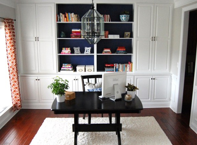Another Dining Room to Office Transformation