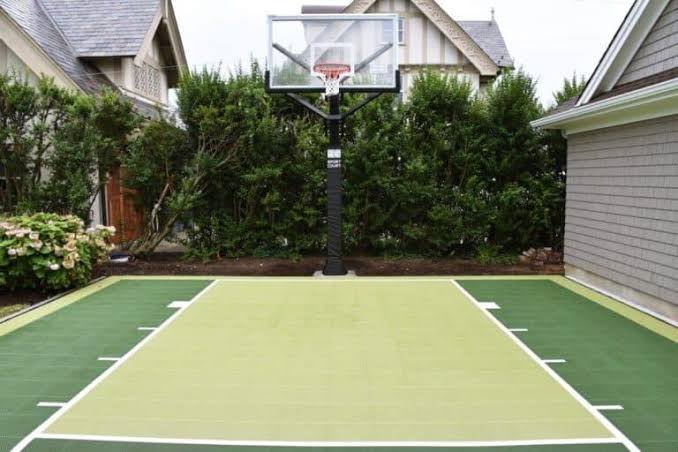Backyard Basketball Court - SportProsUSA
