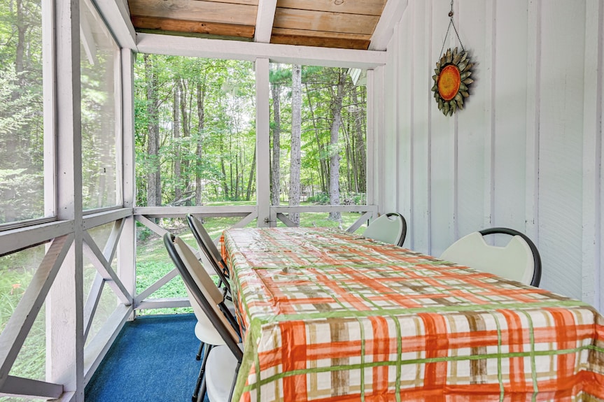 Becket Home w/ 3-Season Porch: Walk to Lake Access - Becket | Stayz