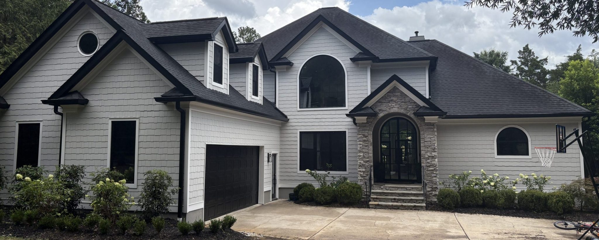 Black & White House Exterior