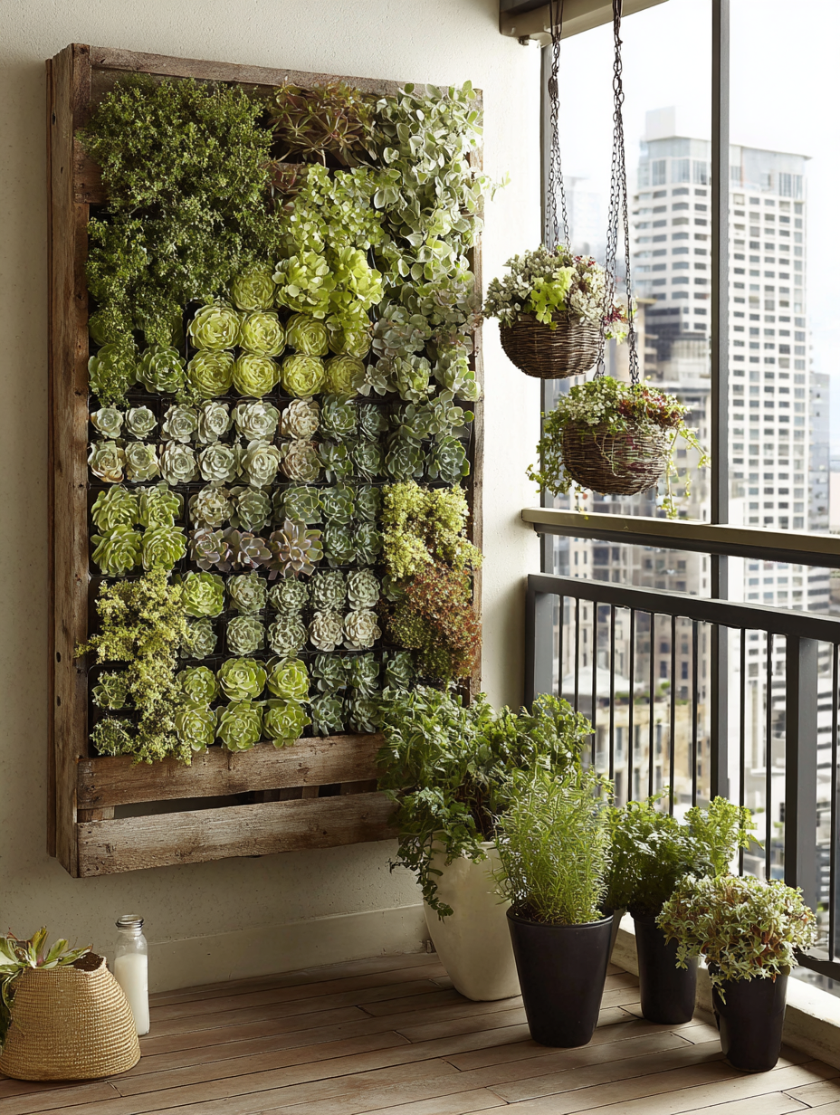 Breathtaking Balcony Gardens: Vertical Plant Ideas 🌱