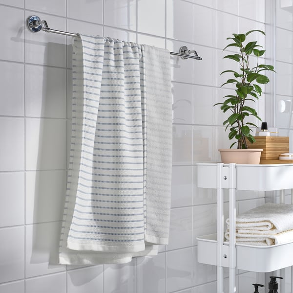 BROFJÄRDEN towel rail, chrome effect, 29 ¼' - IKEA