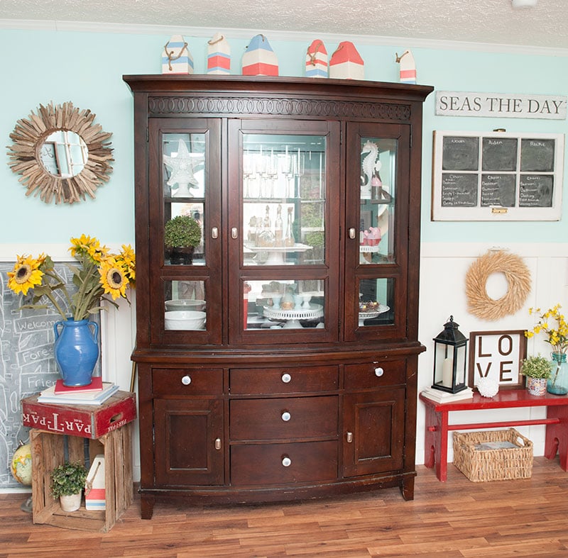 China Cabinet Makeover