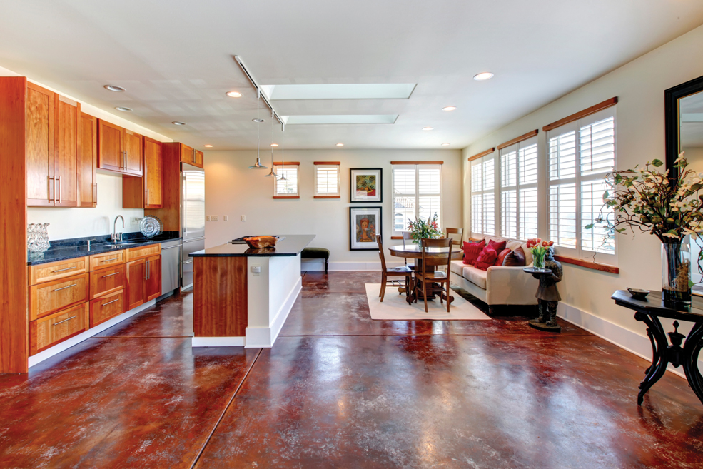 Concrete Ehnhancement: How to Warm and Brighten Those Cold, Gray Floors - Central Virginia HOME Magazine