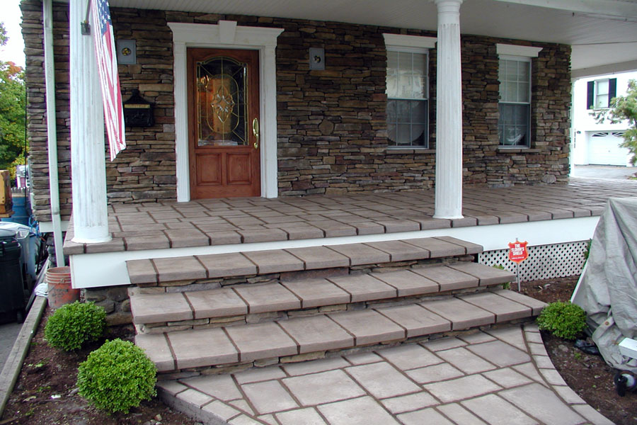 Concrete Elevated Tile Decks NJ, Wooden Deck Overlay NJ | Unique Concrete