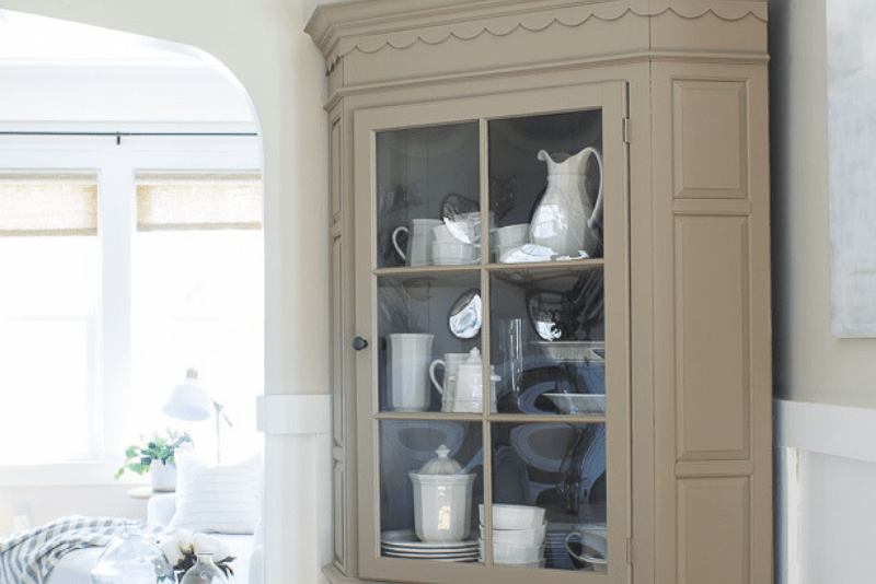 corner cabinet makeover Archives - Pine and Prospect Home