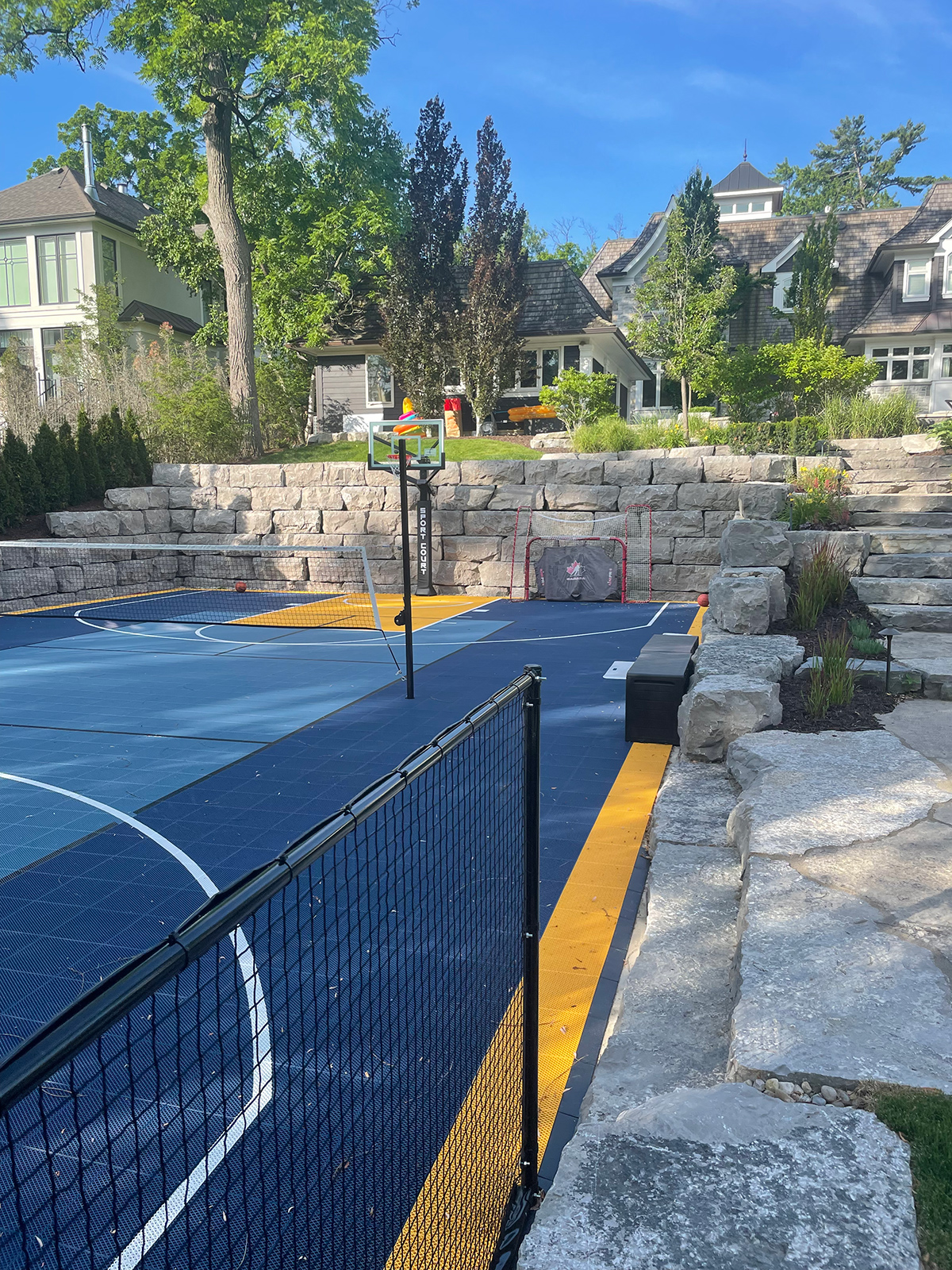 Couture Group - Backyard Sports Court Design & Installation Services Oakville