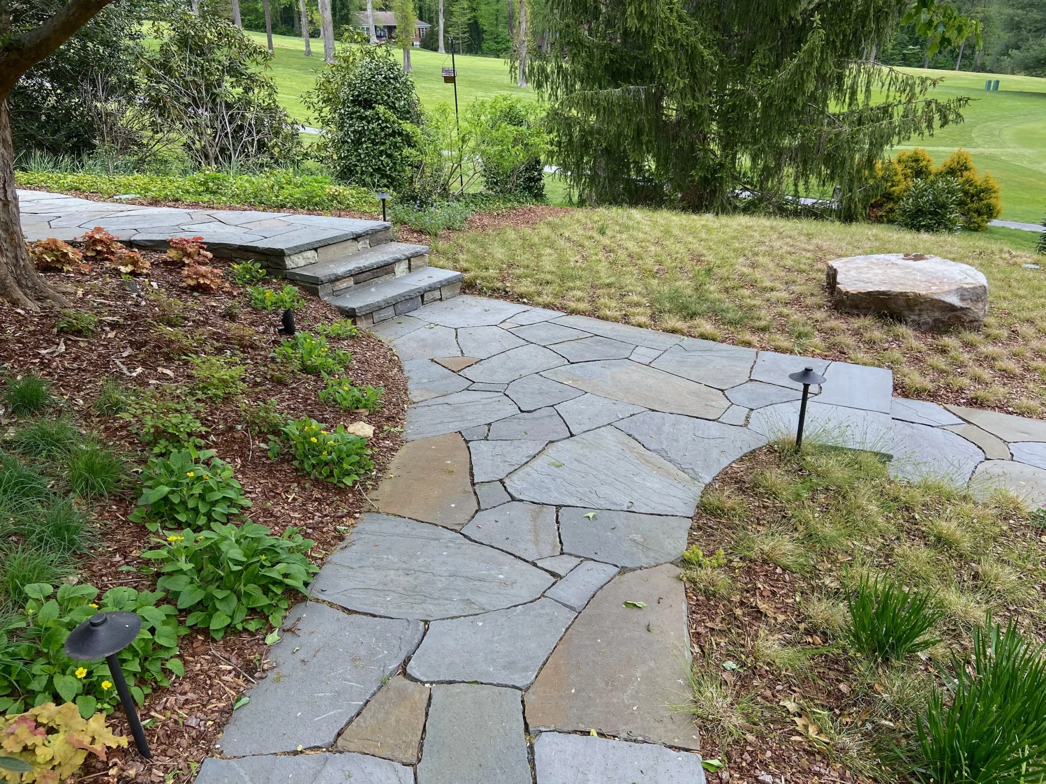 Custom Stone & Stonework Pathways in Charlotte, NC | Hammerhead Stoneworks Inc