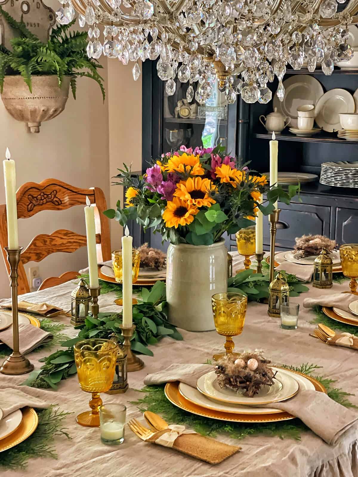 Dining Room Mother's Day Table Centerpiece Ideas Quick 10-Minute Mothers Day Luncheon Table Decor Ideas Bricks 'n