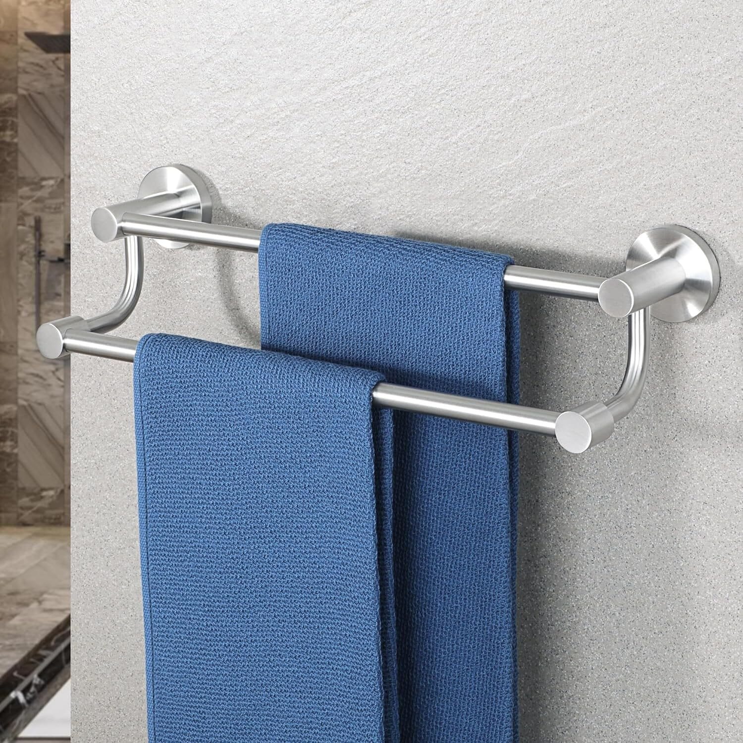 Double Towel Bar Bathroom Hanger Towel Hanger Double Bathroom Towel Bars Double Towel Bars Towel