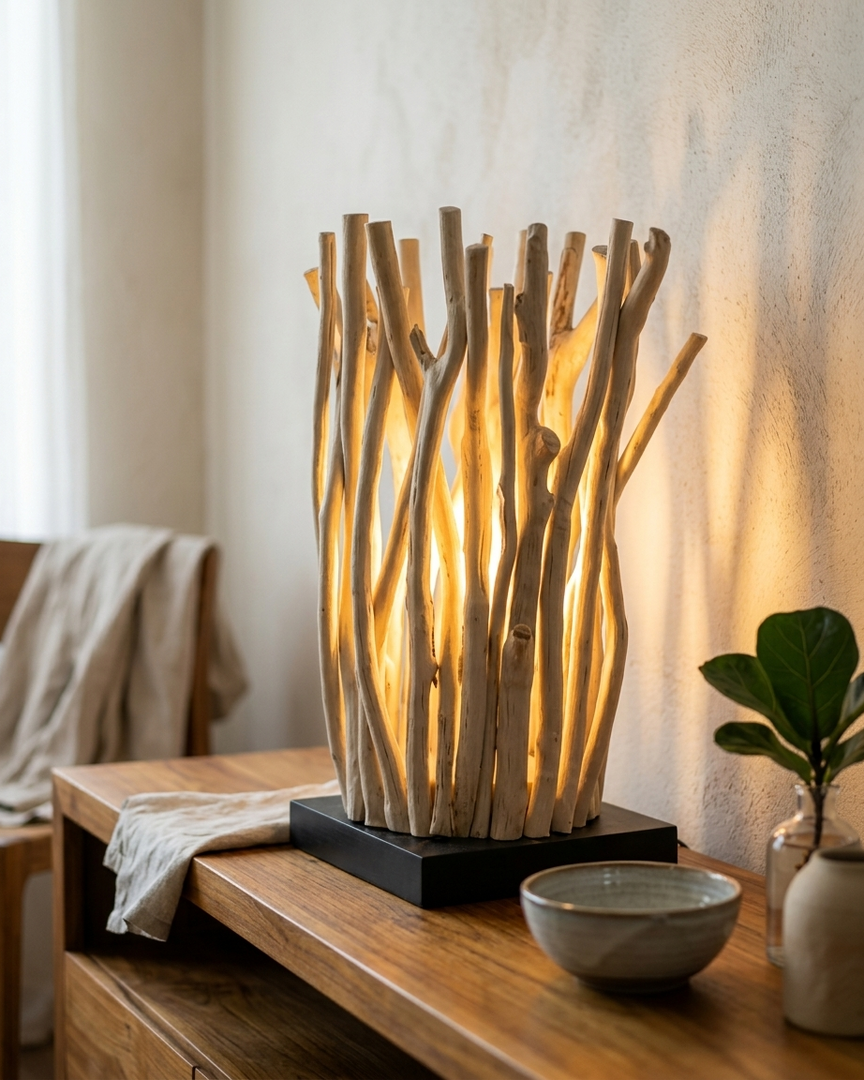 Driftwood Table Lamp SAMUI | Kinaree