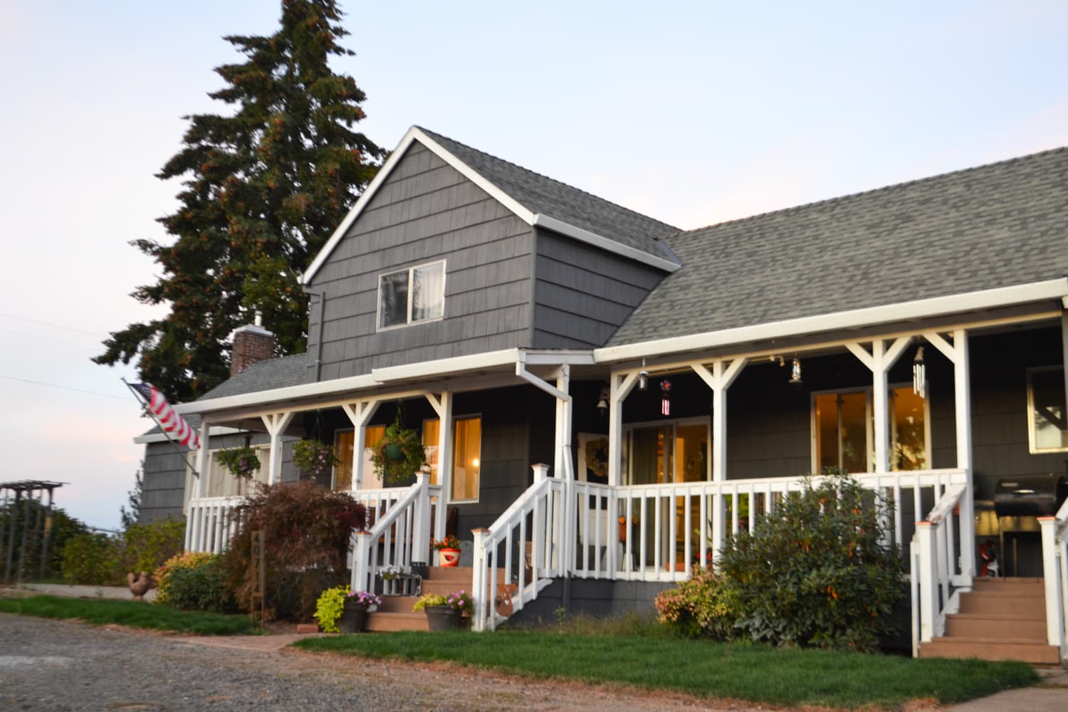 Exterior Paint on Cedar Siding - 1905 Farmhouse