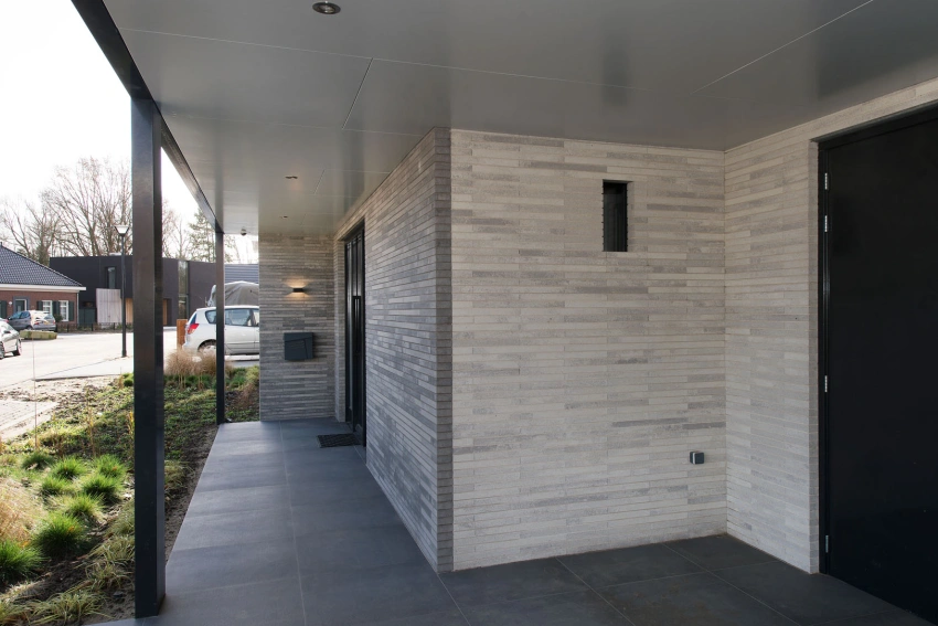 Facade | Villa in Vlijmen with GeoStylistix | MBI De Steenmeesters