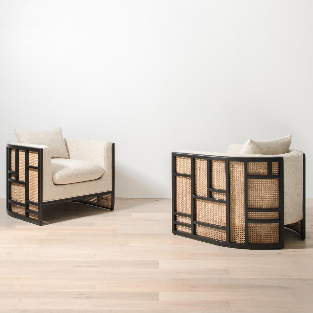Four Hands June Chair - Brushed Ebony