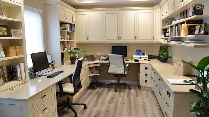 Free Spacious Home Office Image - Office, Home, Desk | Download at StockCake