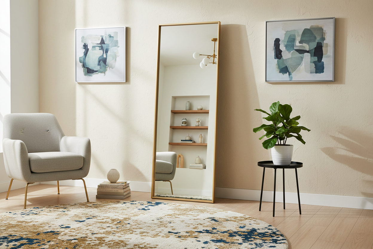 Full-Length Mirrors Guide: Placement Ideas for Modern Homes – Global Decor