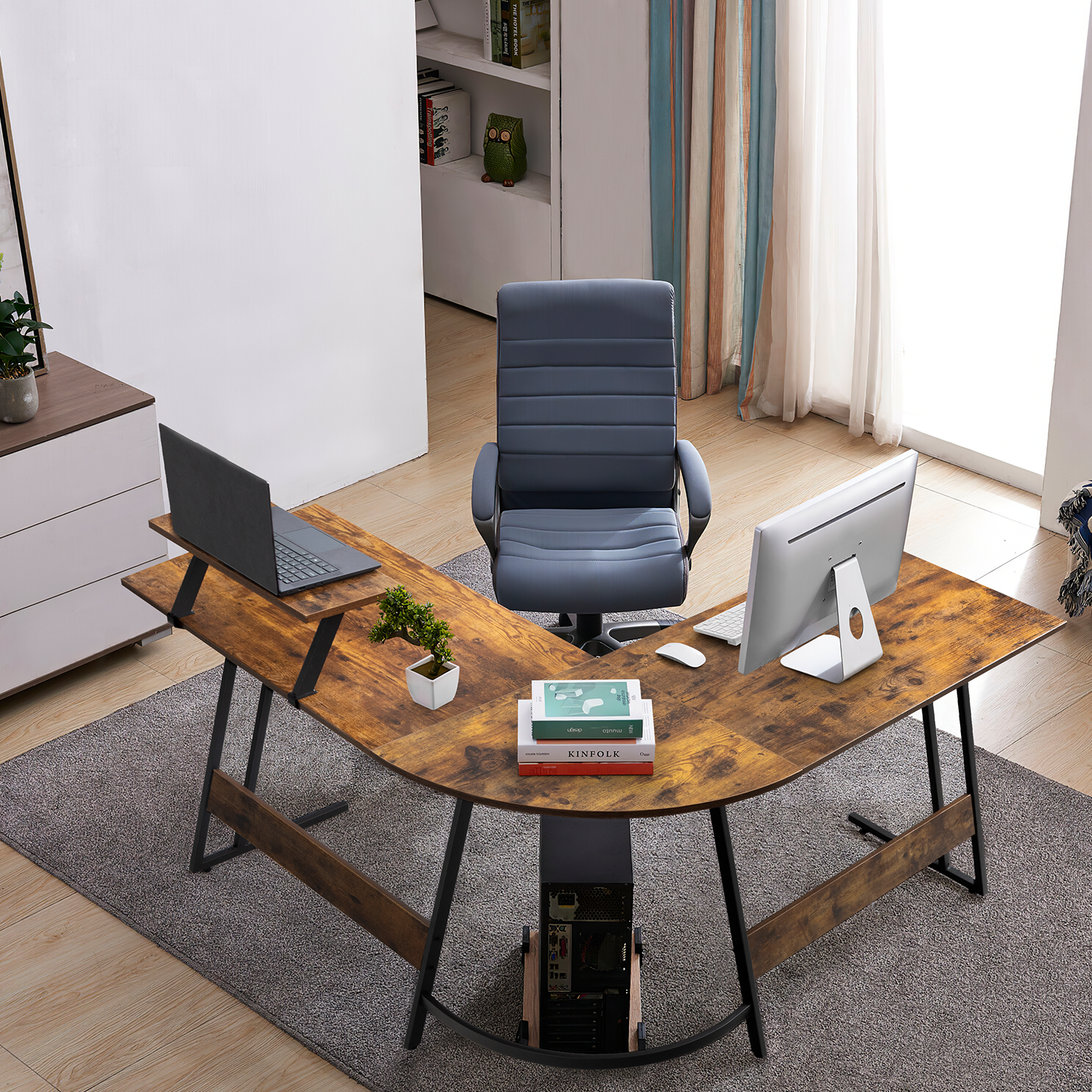 Homall 51.2' L-shaped Computer Desk Large Corner Home Office Desk – homalldirect
