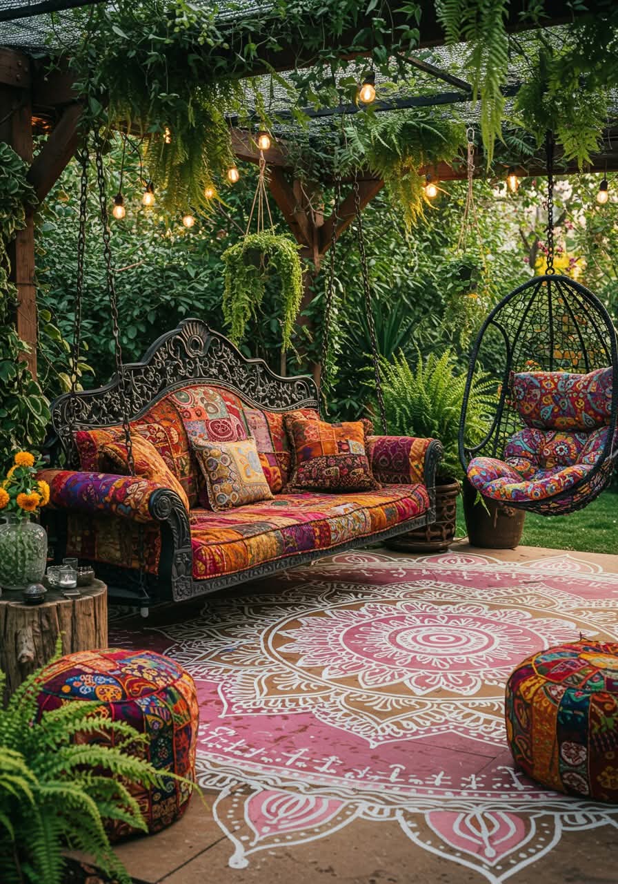 Home: 60 Bohemian Garden Ideas