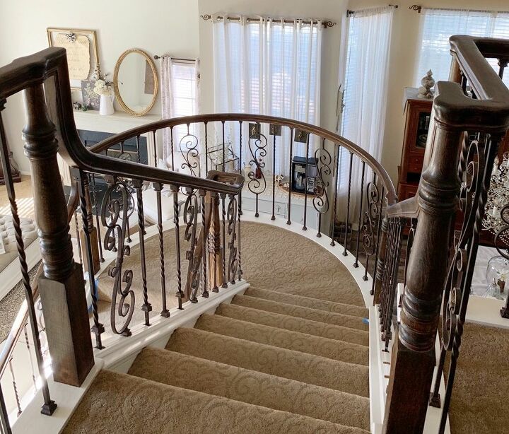 How to Paint a Before & After Staircase Transformation DIY | Hometalk