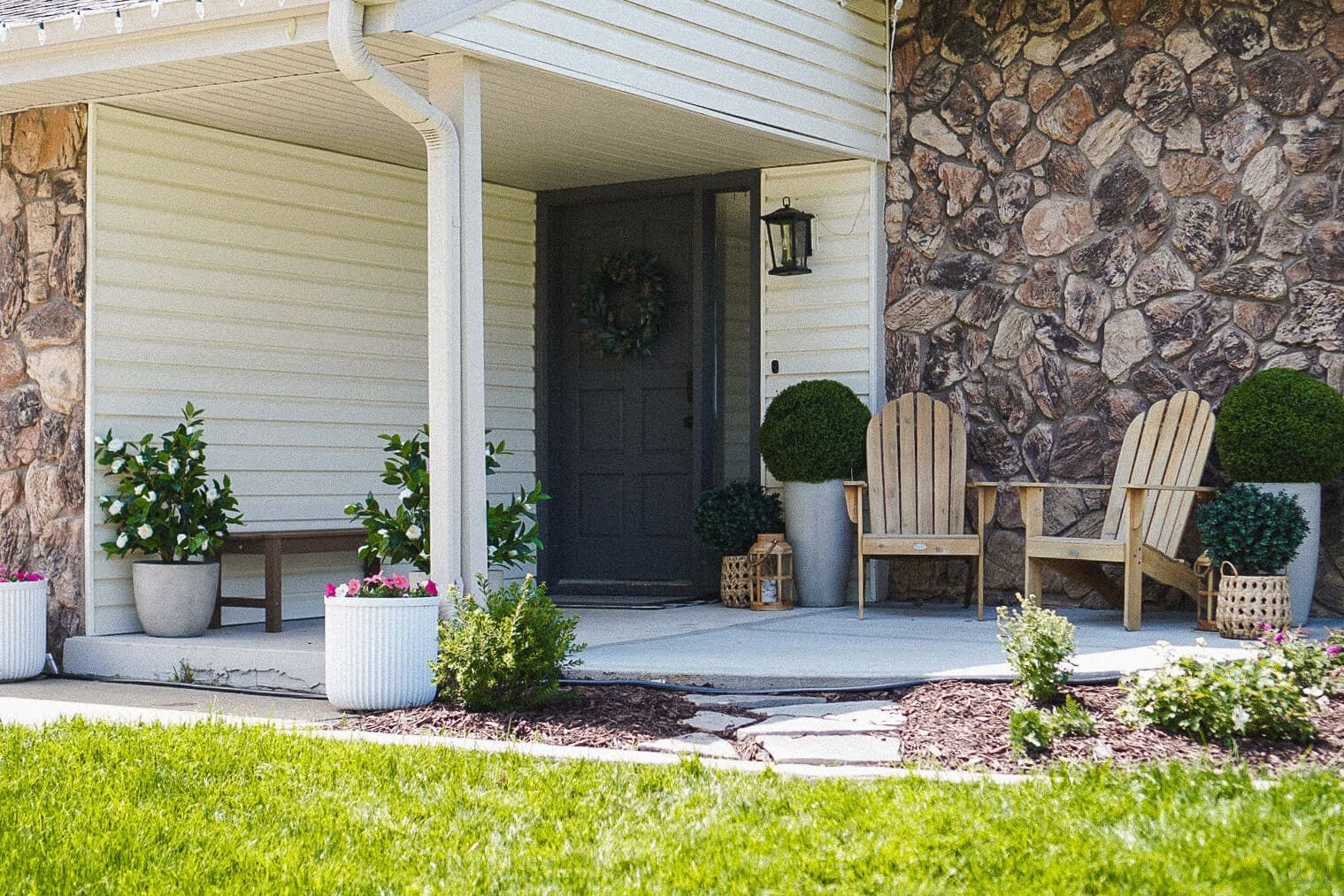 How to Paint a Concrete Porch | Crystel Montenegro Home