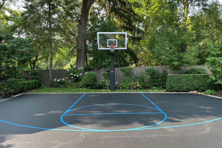 How To Turn Your Backyard Into a Custom Pickleball Or Basketball Court | Total Paving and Brick Services Residential Division