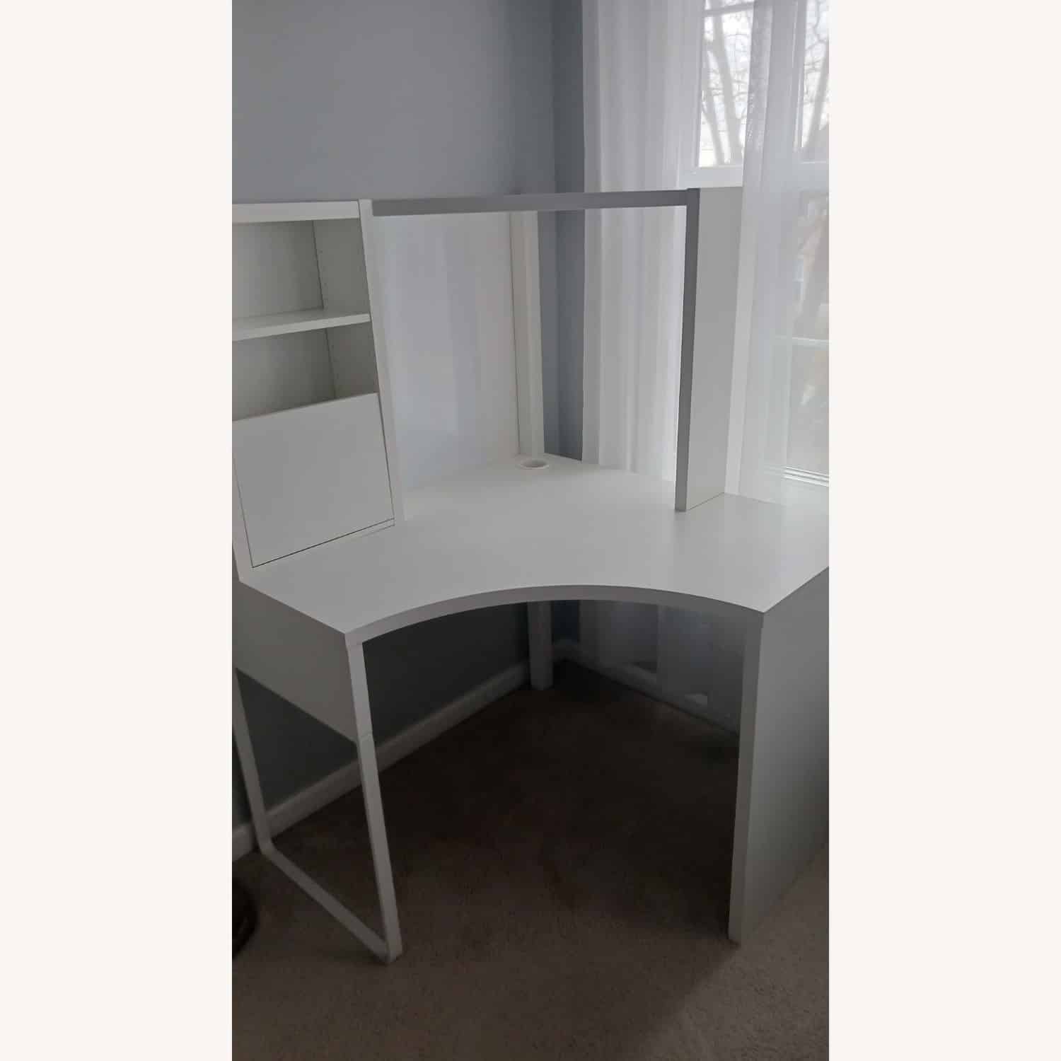 IKEA White Corner Desk 63in By 43in