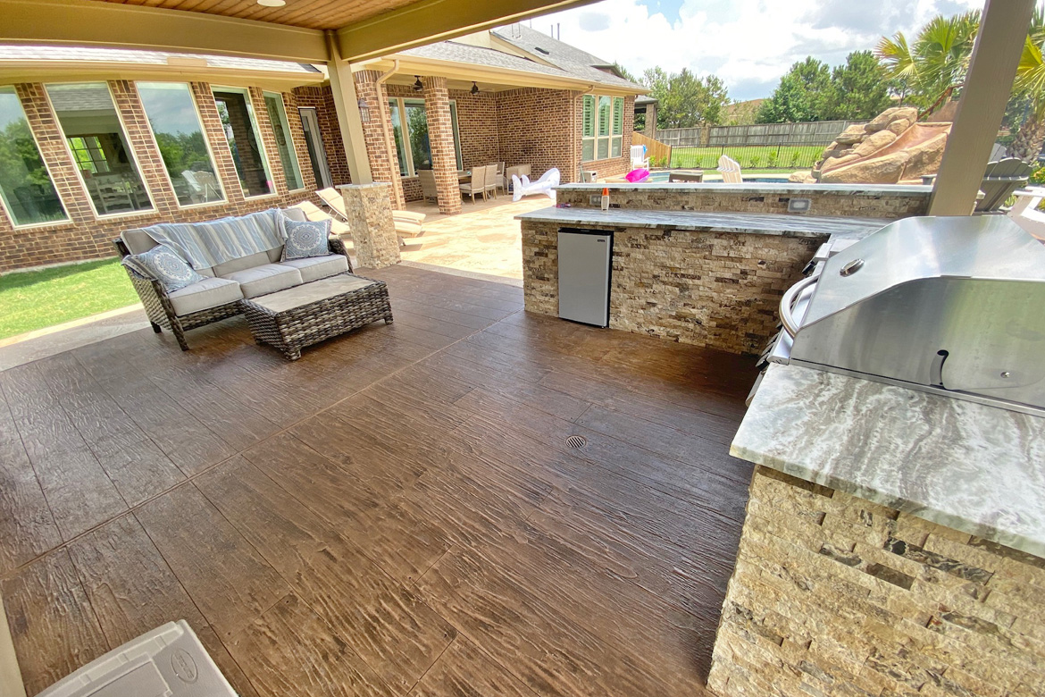 IST Houston - Decorative coating concrete | Stamped Overlay