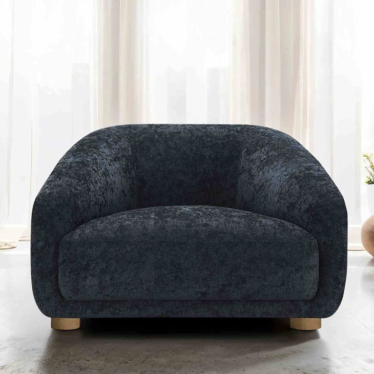 Kolvere Black Upholstered Accent Chair From Furniture of America| Coleman Furniture